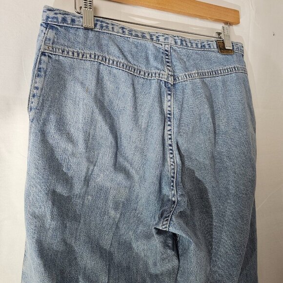 Vintage Levis 966 Jeans Womens 10M 31x30 Wide-Leg Light Baggy Red Tab 90s Y2K - Picture 10 of 14